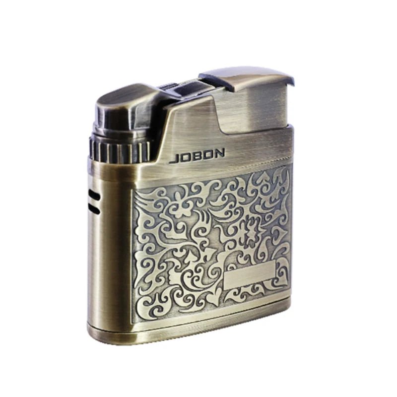 Jobon Vintage Metal Embossed Windproof Lighter - Greenhut