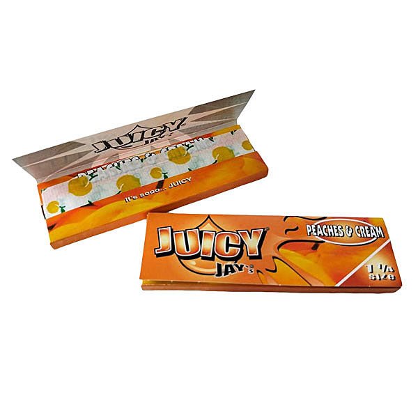 Juicy Jay's Peaches & Cream Flavoured Paper 1/4 - Greenhut