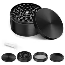 Colored Large Capacity 4 Layers Alloy Metal Grinder