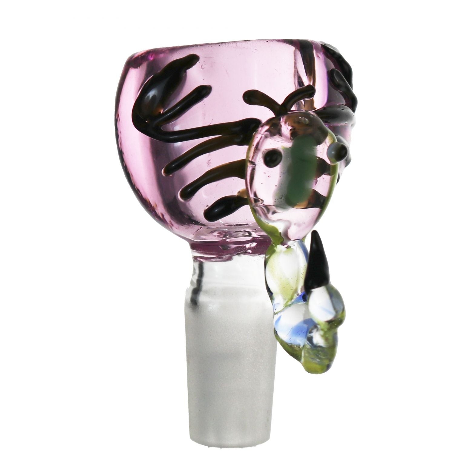 Colored Glass Bowl with Scorpion Handle 14mm - Greenhut
