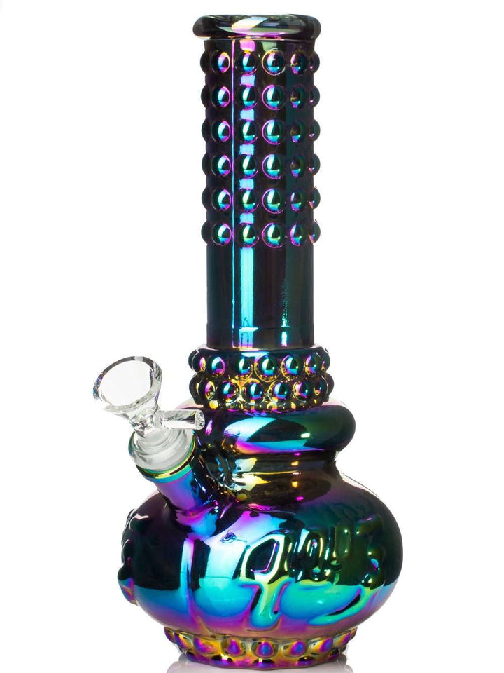 Rainbow Genie Bubble Glass Waterpipe 24cm