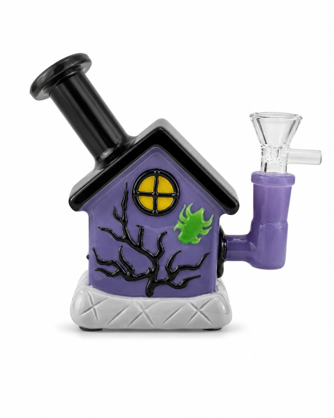 Dragon House Colored Mini Glass Waterpipe