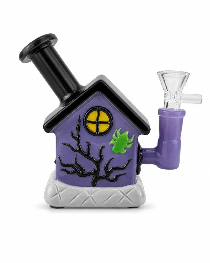 Dragon House Colored Mini Glass Waterpipe