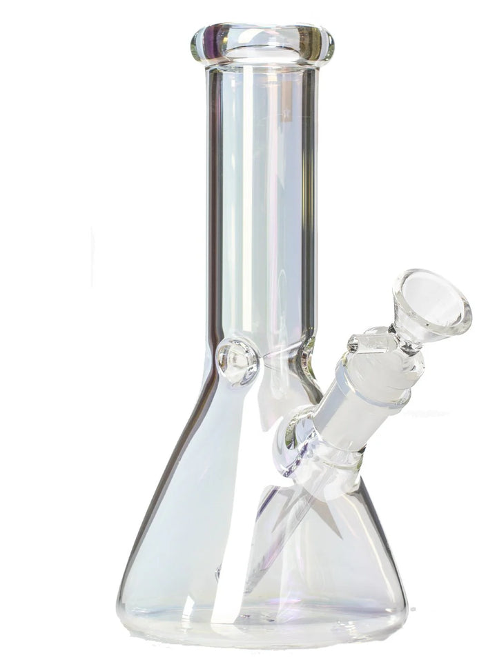 Premium Shiny Clear Solid Glass Waterpipe 20cm