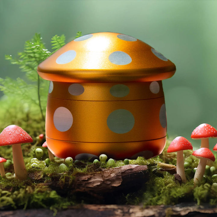 3D Colored Mushroom Solid Grinder - Greenhut
