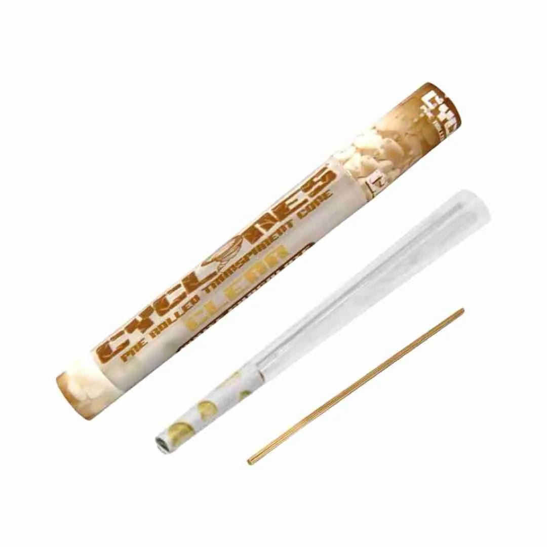 Cyclones Clear White Chocolate Cone - Greenhut