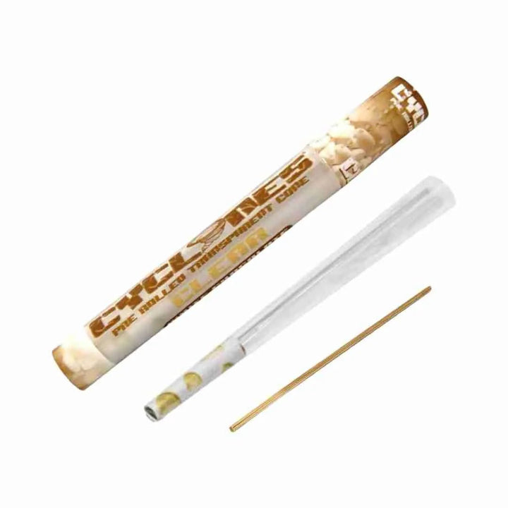 Cyclones Clear White Chocolate Cone - Greenhut