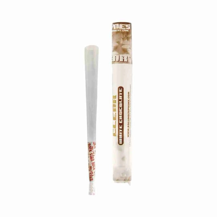 Cyclones Clear White Chocolate Cone - Greenhut