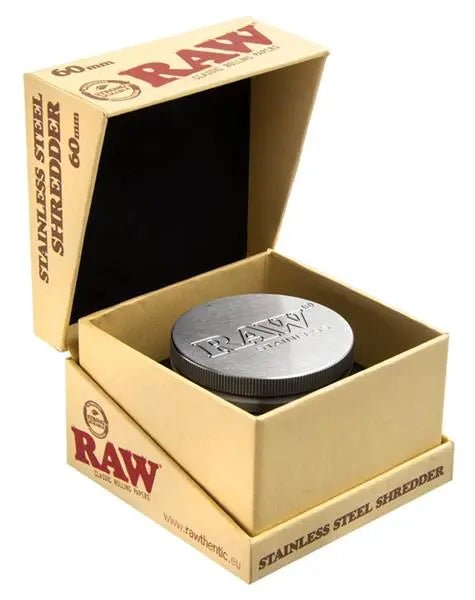 RAW Original Stainless Steel Heavy Grinder - Greenhut