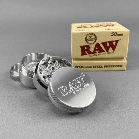 RAW Original Stainless Steel Heavy Grinder - Greenhut