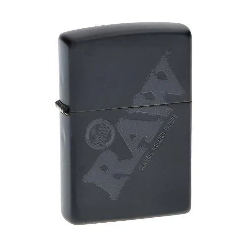 RAW x Zippo Black Lighter – Murdered Out Black Logo - Greenhut