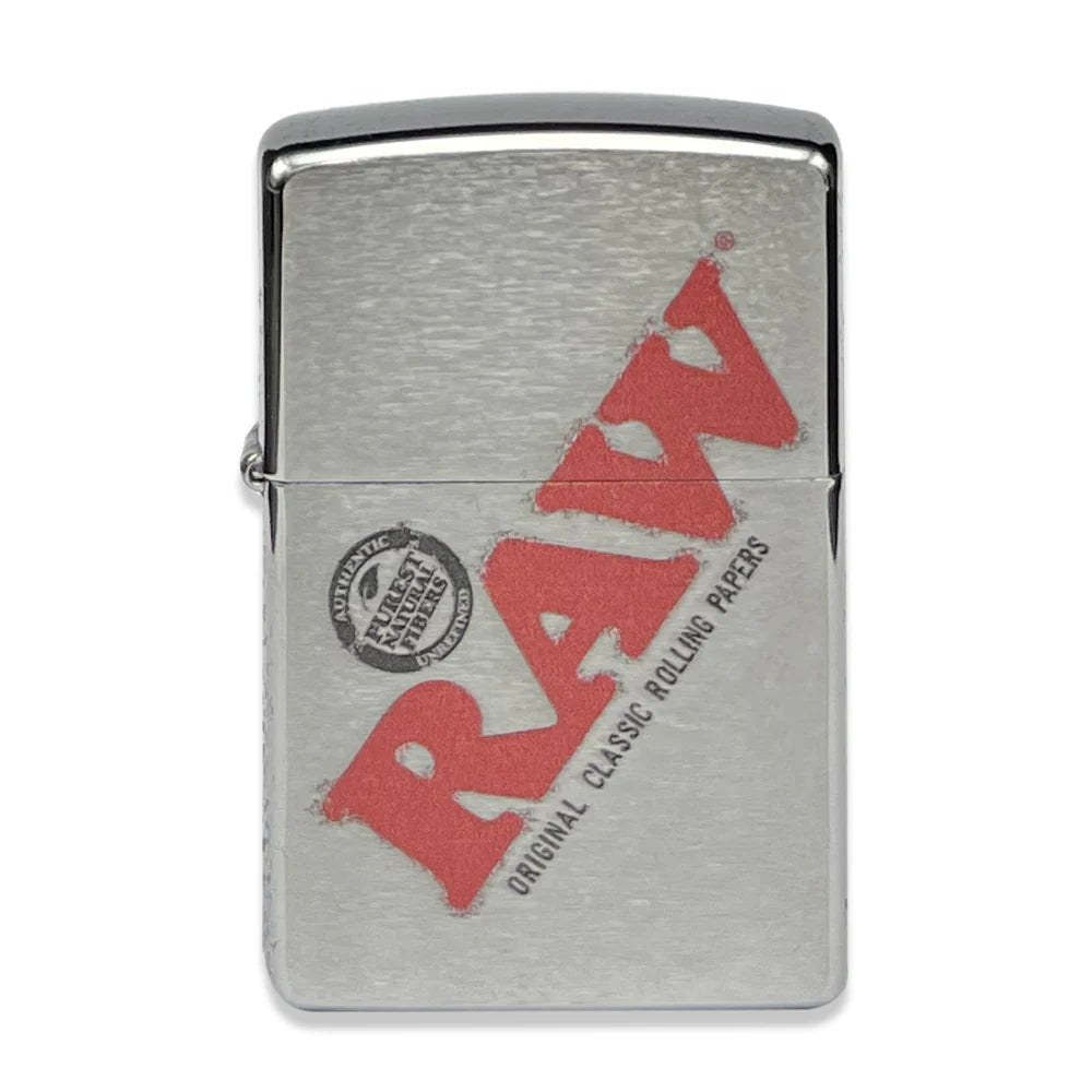RAW x Zippo Windproof Lighter – Silver Edition - Greenhut