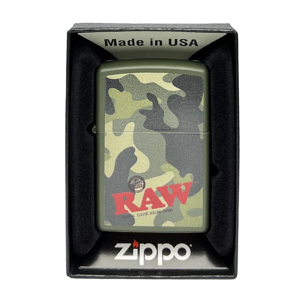 RAW x Zippo Windproof Lighter – Camo Edition - Greenhut