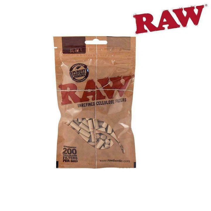RAW 200 SLIM CELLULOSE FILTER BAG - Greenhut