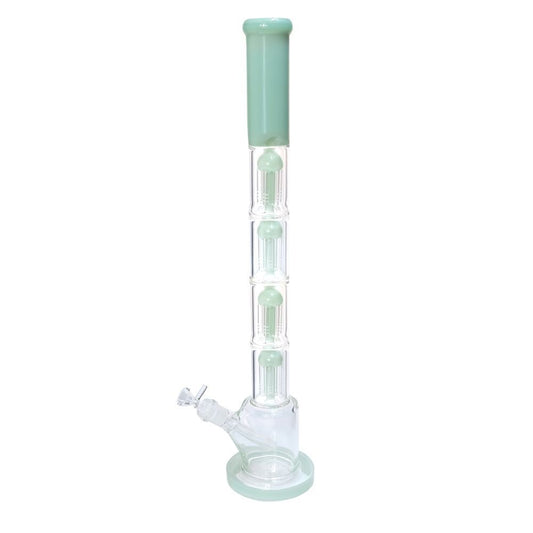 Premium Triple Percolator Straight Base Waterpipe 60cm - Greenhut