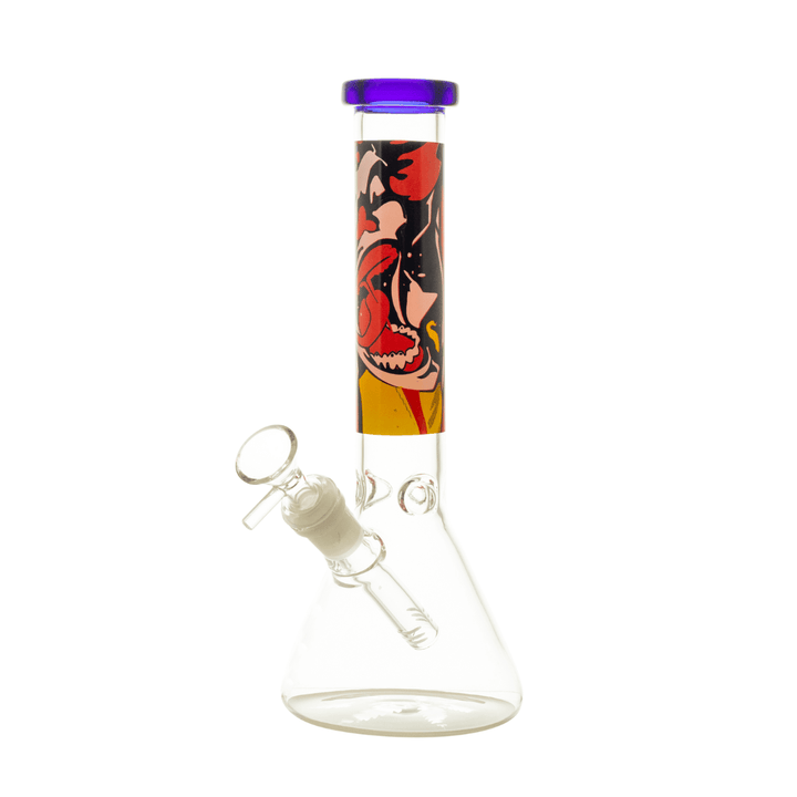 Decal Joker Face Beaker Base Waterpipe 27cm - Greenhut