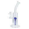 Eight Arm Percolator Clear Glass Waterpipe 23cm