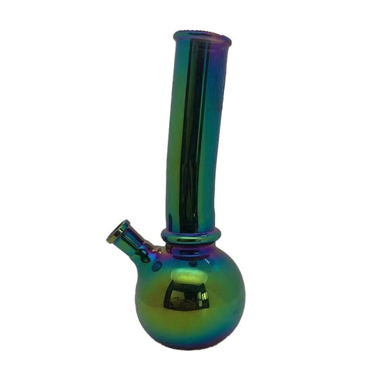 Multicolor Shiny Round Base Waterpipe 20cm