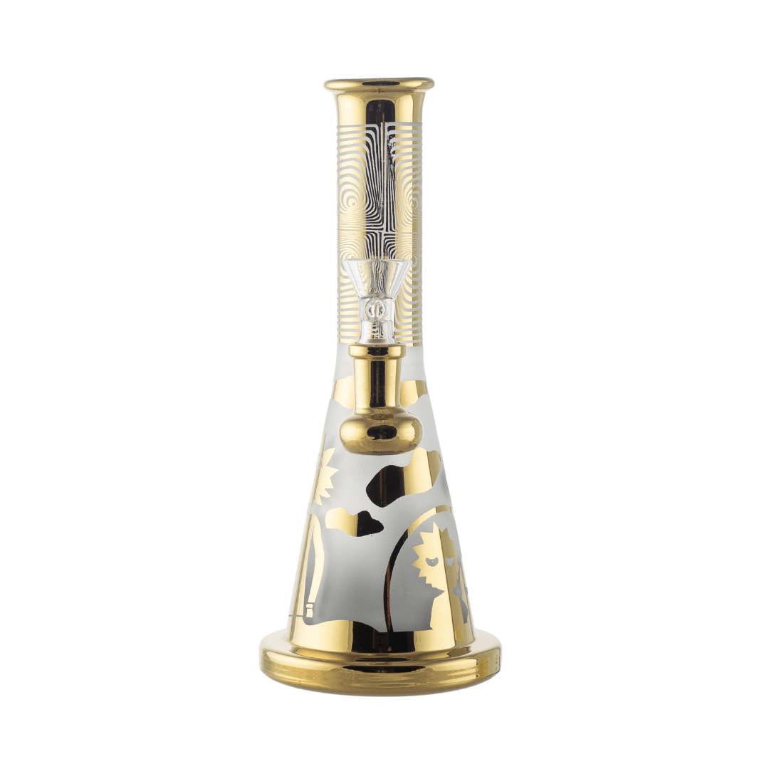 Electroplated Colored Designer Glass Waterpipe 22cm - Greenhut