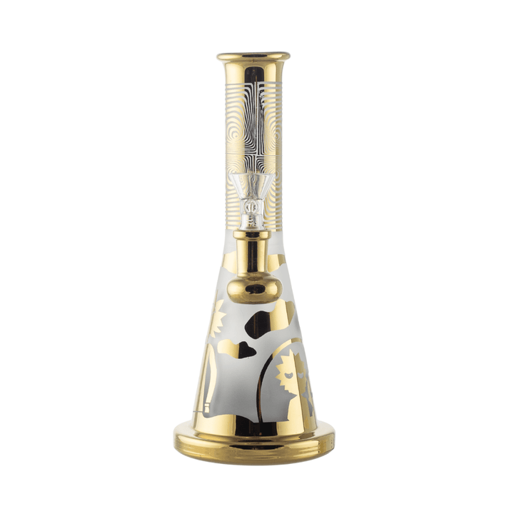 Electroplated Colored Designer Glass Waterpipe 22cm - Greenhut