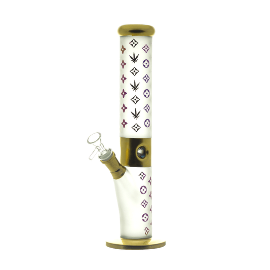 Flower & Herb Electroplated Color Waterpipe 35cm - Greenhut