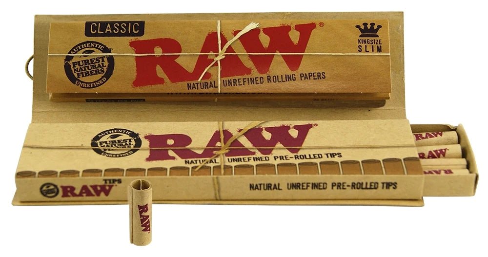RAW Connoisseur KingSize Slim + Pre - Rolled Tips