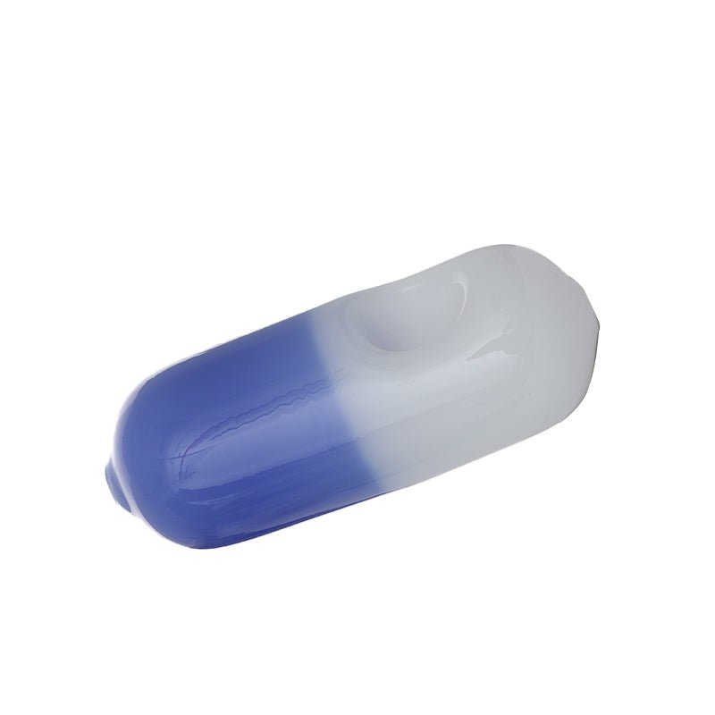 Capsule Shape Glass Smoking Pipe - Greenhut
