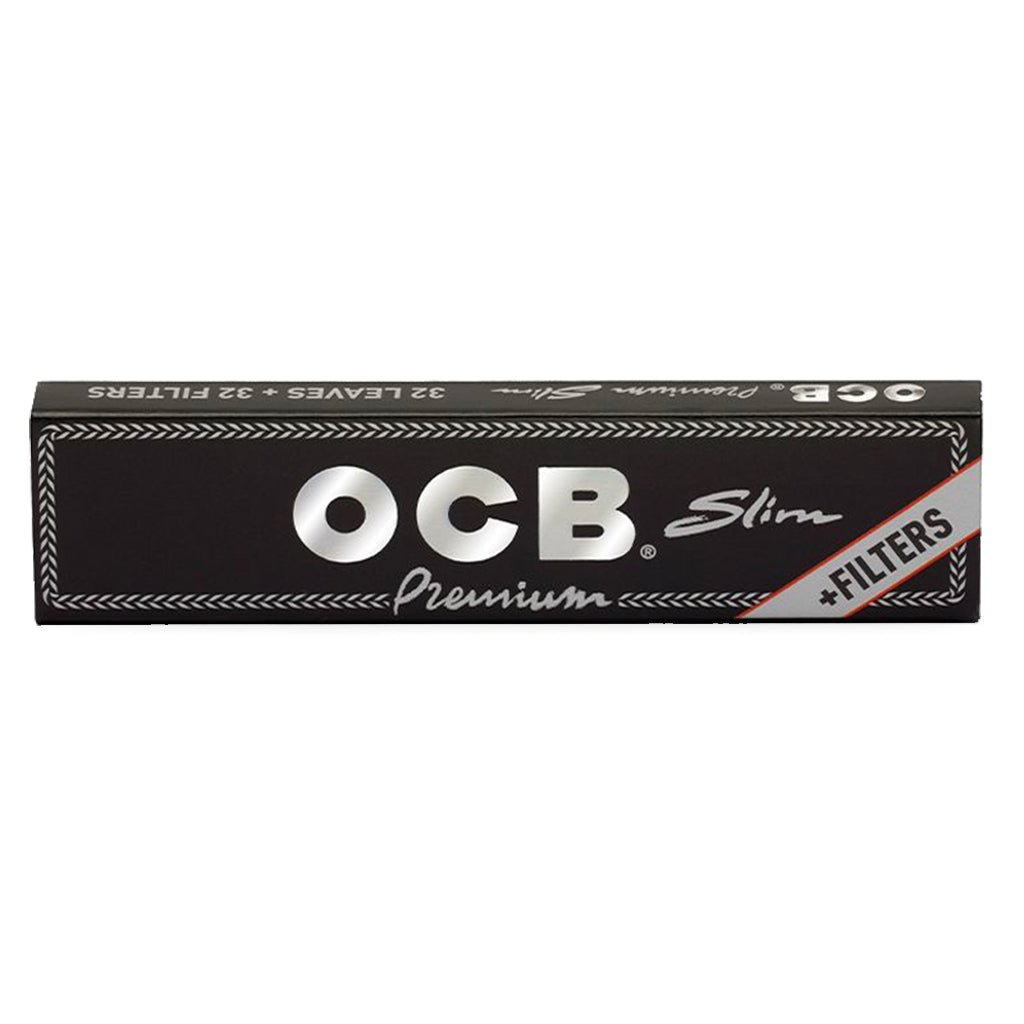OCB Black King Size Slim with Filters - Greenhut