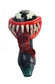 Monster Teeth Colored Glass Smoking Pipe 10cm - Greenhut