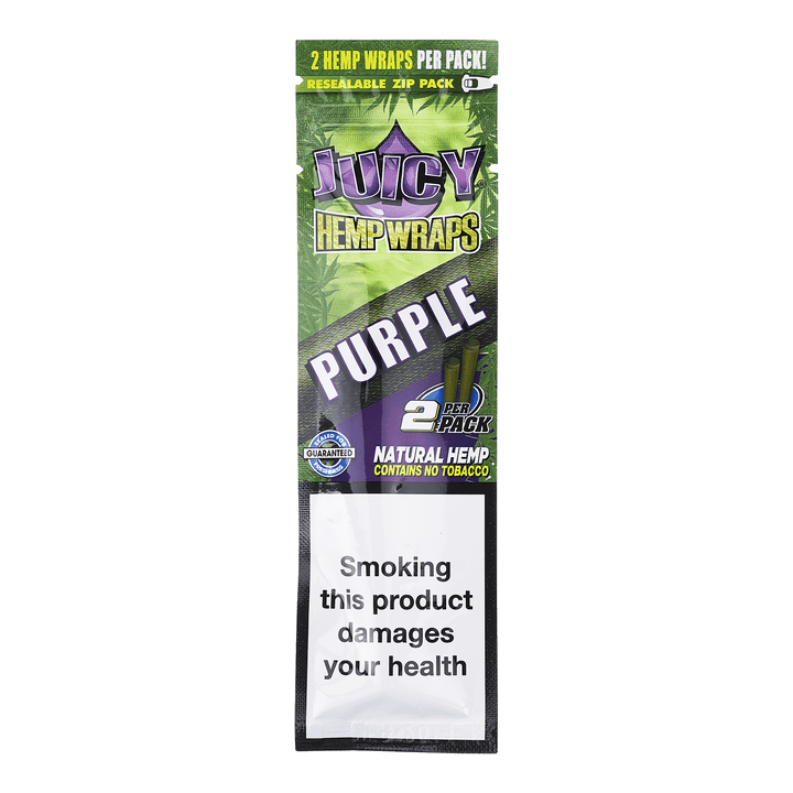 Juicy Hemp Wrap Purple 2pk - Greenhut