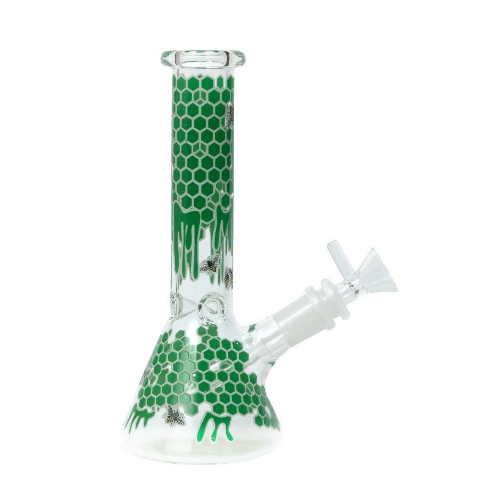 Colored Honeycomb Glass Waterpipe 20cm - Greenhut