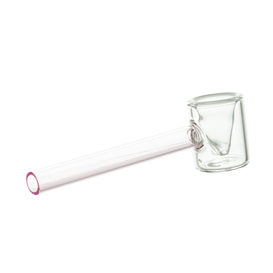 Showerhead Hammer Glass Bubbler Smoking Pipe - Greenhut