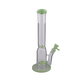Milky Green Glass Straight Waterpipe 32cm - Greenhut