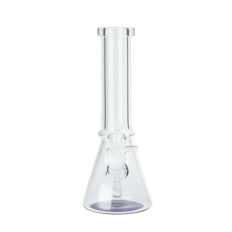 Clear Solid Beaker Shape Glass Waterpipe 24cm - Greenhut