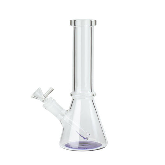 Clear Solid Beaker Shape Glass Waterpipe 24cm - Greenhut