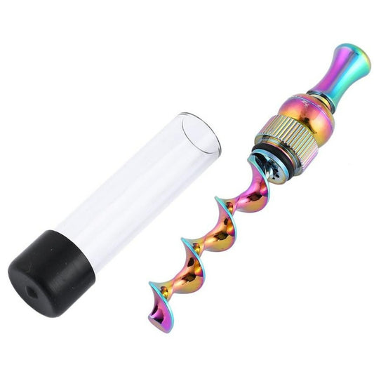 Twisty Glass Blunt Glass Smoking Pipe