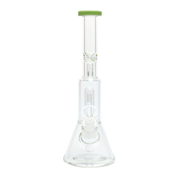 Solid Glass Double Percolator Waterpipe 25cm - Greenhut