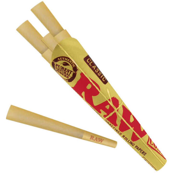 Raw Classic 1 1/4 Pre Rolled Cones 6pk - Greenhut