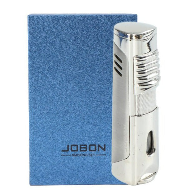 Jobon Single Jet Flame Lighter & Cigar Puncher - Greenhut
