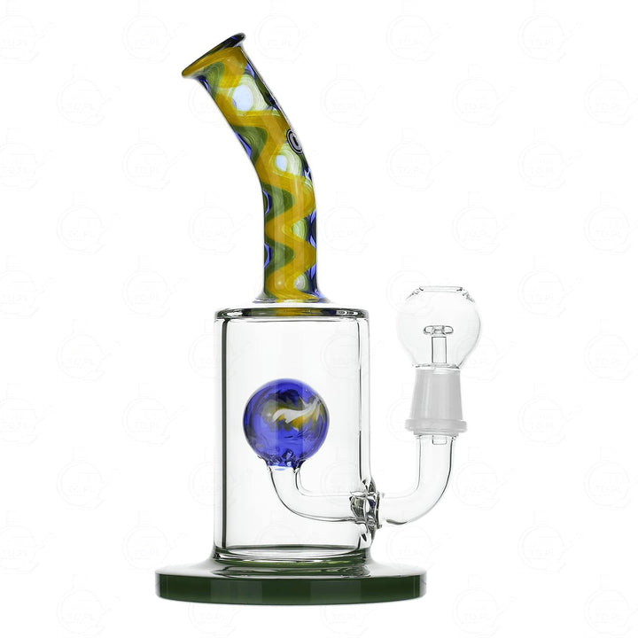 Multicolor Wiggonator Glass Waterpipe 25cm - Greenhut