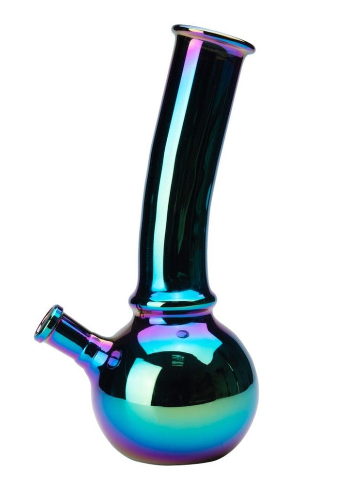 Multicolor Shiny Round Base Waterpipe 20cm