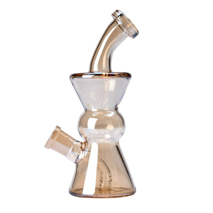 Designer Twister Glass Beaker Shape Waterpipe 15cm