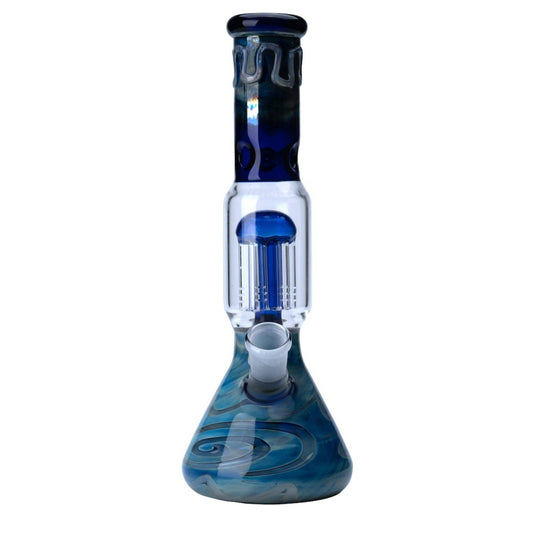 Universal Waves Glass Waterpipe with Percolator 28cm