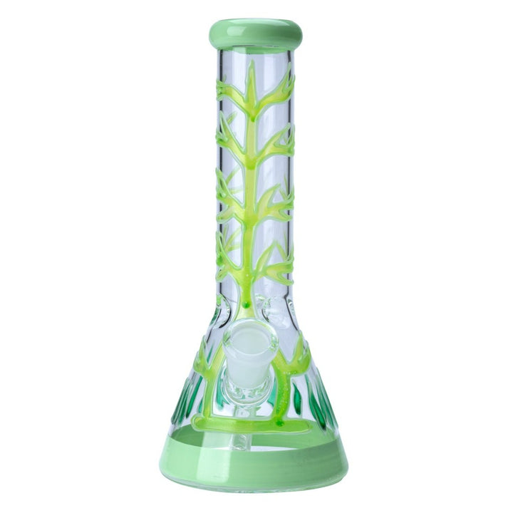 Colored Flames Glowing Beaker Shape Waterpipe 20cm