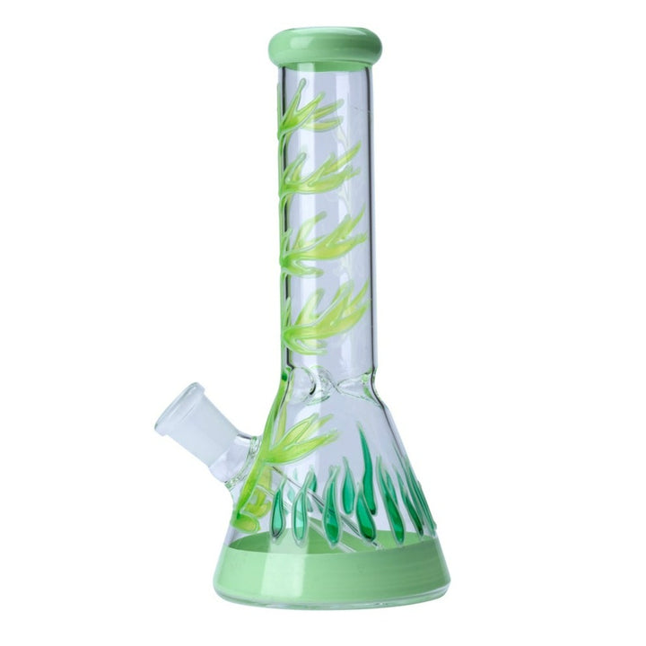 Colored Flames Glowing Beaker Shape Waterpipe 20cm