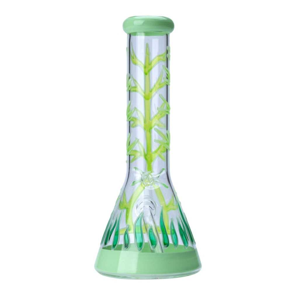 Colored Flames Glowing Beaker Shape Waterpipe 20cm