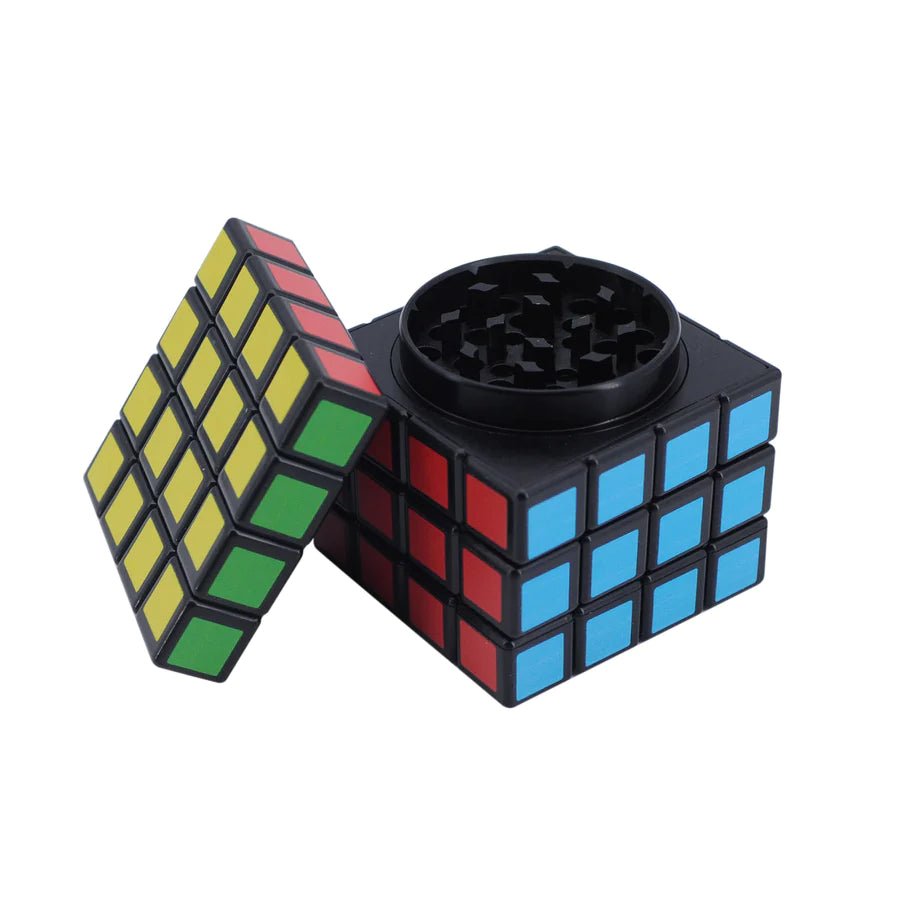 Rubik's Cube Colored Plastic Grinder - Greenhut