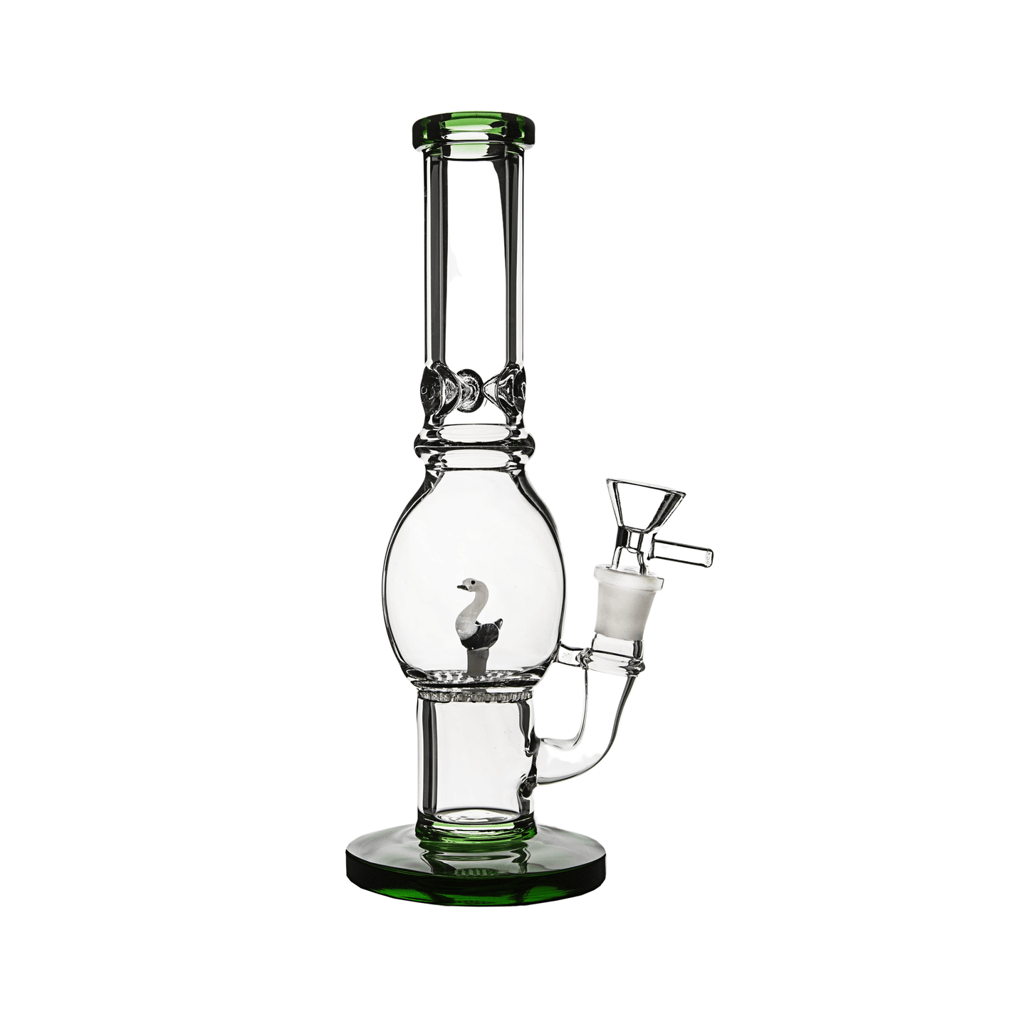 Eagle Round Base with Ice Catcher Glass bong 25cm