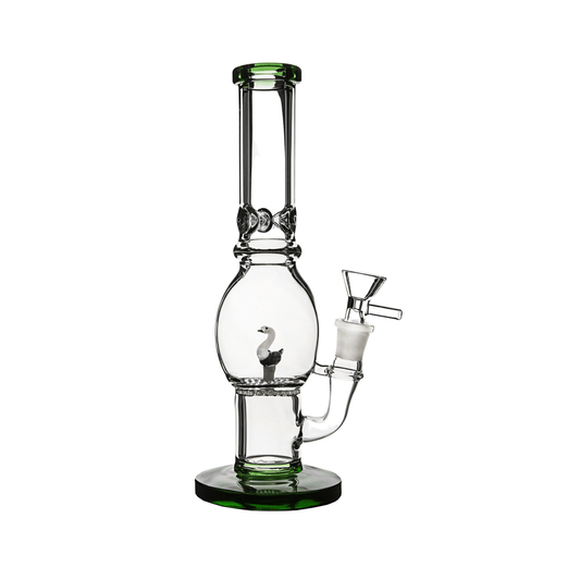 Eagle Round Base with Ice Catcher Glass bong 25cm