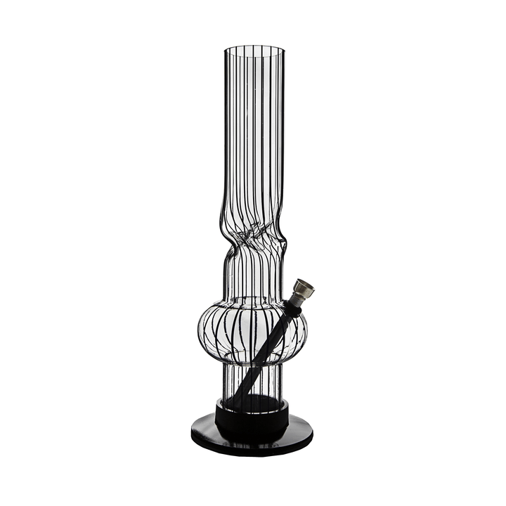 Twister with ice catcher Acrylic bong  32cm